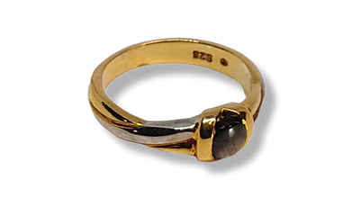 Women´s silver ring with 0.7 ct Gold Sheen Sapphire Ohararings