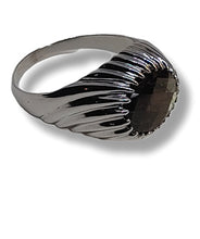 Men´s silver ring with 4.90 ct Gold Sheen Sapphire Ohararings